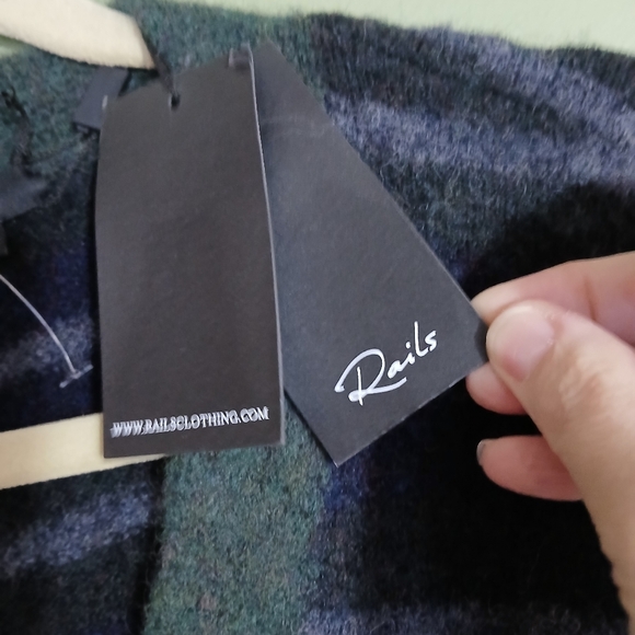 Rails Jasper Dawn Fog Stripe Cardigan NWT XL $228 Wool Preppy Academia - Picture 13 of 15